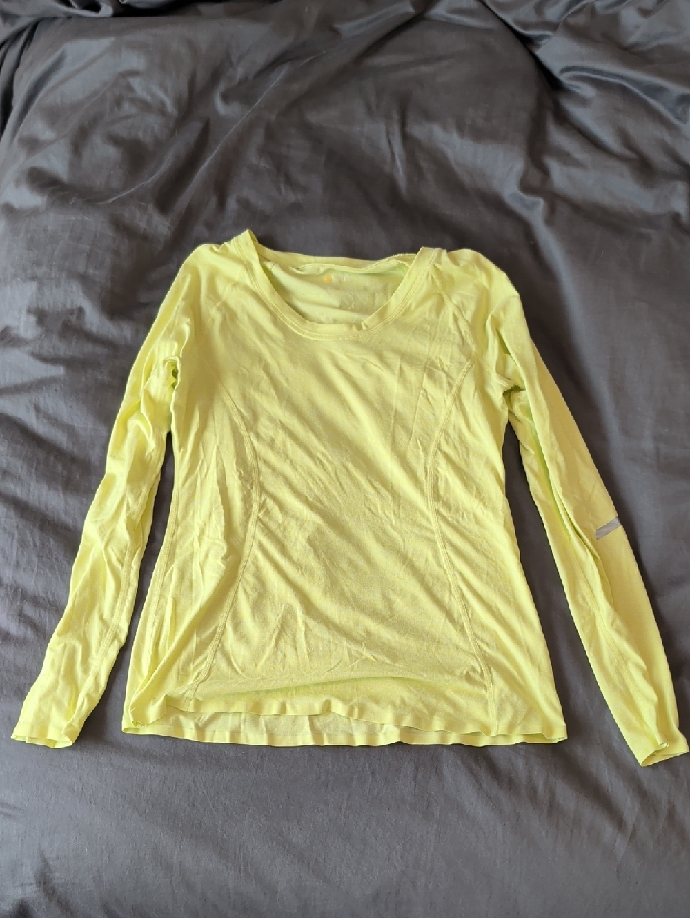 Zella Neon Yellow Long-Sleeve Performance Tee